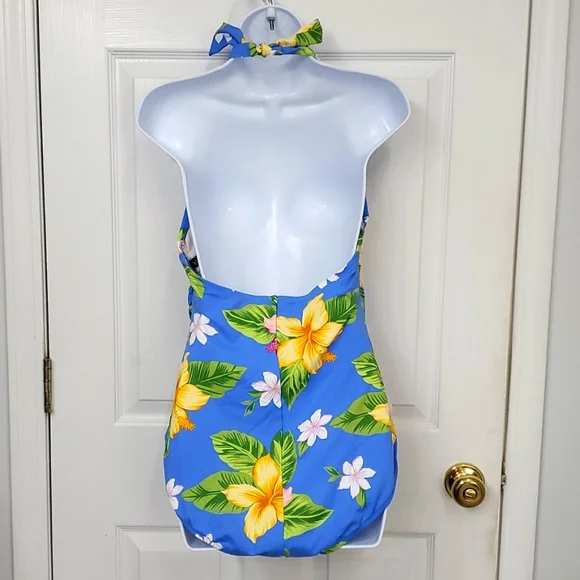 Ralph Lauren & Jantzen size 16 one piece swimsuit and matching cover-up - Picture 4 of 16